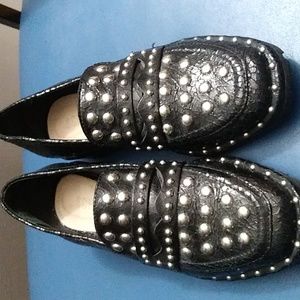 Schutz Shoes, Women size 6B, Black Leather